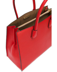 rote Shopper Tasche aus Leder von MICHAEL Michael Kors