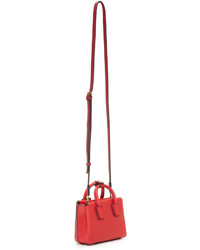 rote Shopper Tasche aus Leder von MCM