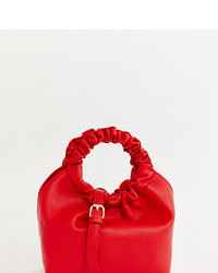 rote Shopper Tasche aus Leder von My Accessories