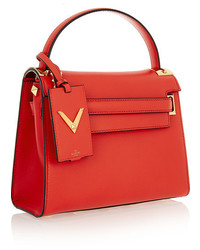 rote Shopper Tasche aus Leder von Valentino