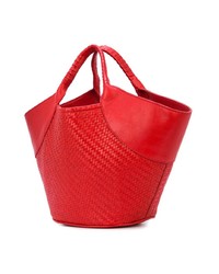 rote Shopper Tasche aus Leder von Ulla Johnson