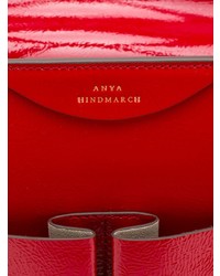 rote Shopper Tasche aus Leder von Anya Hindmarch