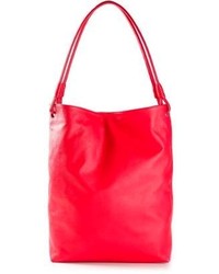 rote Shopper Tasche aus Leder von NOMAD