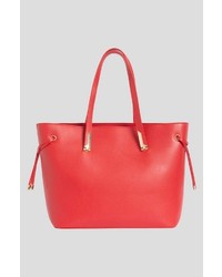 rote Shopper Tasche aus Leder von ORSAY