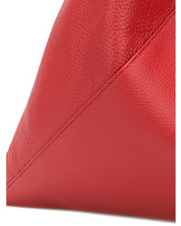 rote Shopper Tasche aus Leder von MM6 MAISON MARGIELA