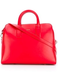 rote Shopper Tasche aus Leder von Paul Smith