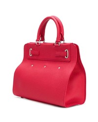 rote Shopper Tasche aus Leder von Fontana