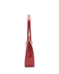 rote Shopper Tasche aus Leder von Picard