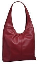 rote Shopper Tasche aus Leder von Piké