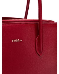 rote Shopper Tasche aus Leder von Furla