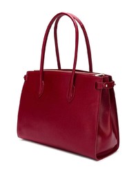 rote Shopper Tasche aus Leder von Furla