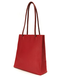 rote Shopper Tasche aus Leder von Sarah Chofakian