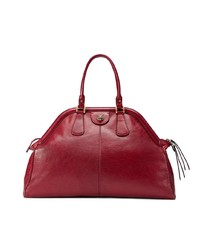 rote Shopper Tasche aus Leder von Gucci