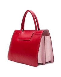 rote Shopper Tasche aus Leder von Jimmy Choo