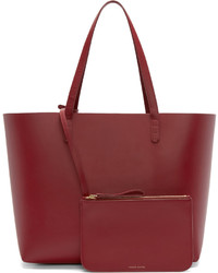 rote Shopper Tasche aus Leder von Mansur Gavriel