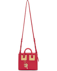 rote Shopper Tasche aus Leder von Sophie Hulme