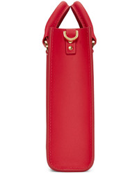 rote Shopper Tasche aus Leder von Sophie Hulme