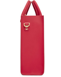 rote Shopper Tasche aus Leder von Sophie Hulme