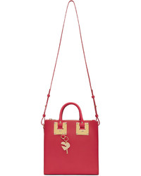 rote Shopper Tasche aus Leder von Sophie Hulme