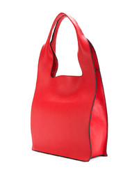 rote Shopper Tasche aus Leder von Stée