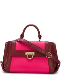 rote Shopper Tasche aus Leder von Salvatore Ferragamo
