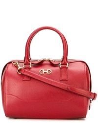 rote Shopper Tasche aus Leder von Salvatore Ferragamo