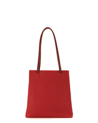 rote Shopper Tasche aus Leder von Sarah Chofakian