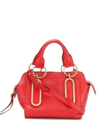 rote Shopper Tasche aus Leder von See by Chloe
