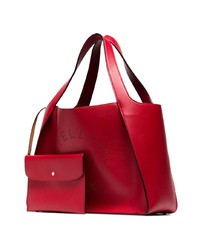 rote Shopper Tasche aus Leder von Stella McCartney