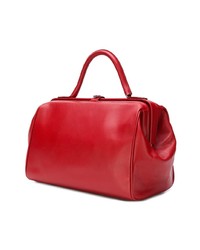 rote Shopper Tasche aus Leder von A.F.Vandevorst