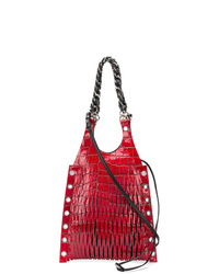 rote Shopper Tasche aus Leder von Sonia Rykiel