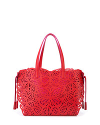 rote Shopper Tasche aus Leder von Sophia Webster
