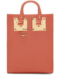 rote Shopper Tasche aus Leder von Sophie Hulme