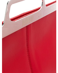 rote Shopper Tasche aus Leder von MM6 MAISON MARGIELA