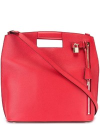 rote Shopper Tasche aus Leder von Steffen Schraut