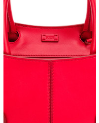 rote Shopper Tasche aus Leder von Tod's