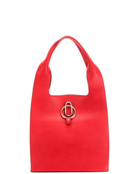 rote Shopper Tasche aus Leder von Stée