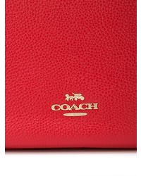 rote Shopper Tasche aus Leder von Coach