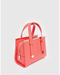 rote Shopper Tasche aus Leder von Ted Baker