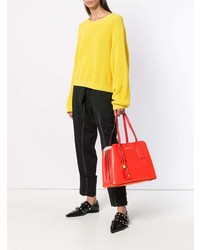 rote Shopper Tasche aus Leder von Marc Jacobs