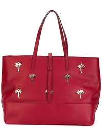 rote Shopper Tasche aus Leder von Tomas Maier
