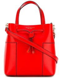 rote Shopper Tasche aus Leder von Tory Burch