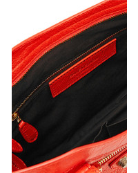 rote Shopper Tasche aus Leder von Balenciaga