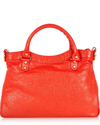 rote Shopper Tasche aus Leder von Balenciaga