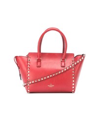 rote Shopper Tasche aus Leder von Valentino