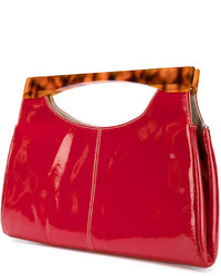 rote Shopper Tasche aus Leder von Tommy Hilfiger