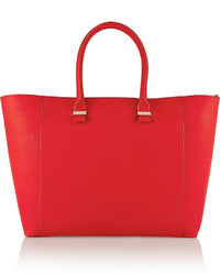 rote Shopper Tasche aus Leder von Victoria Beckham