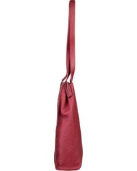 rote Shopper Tasche aus Leder von VOi