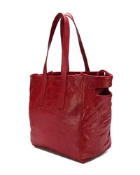 rote Shopper Tasche aus Leder von Zadig & Voltaire