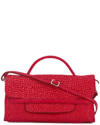 rote Shopper Tasche aus Leder von Zanellato
